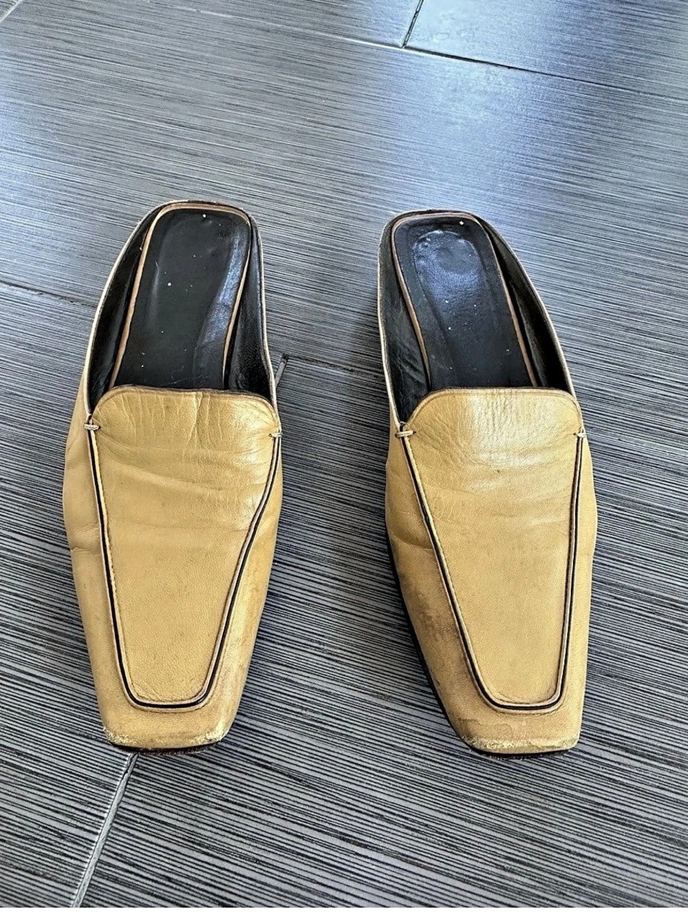 Prada Flat Loafer Mules /clogs